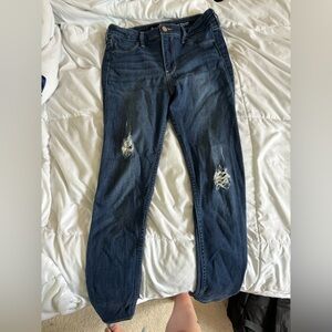 High rise skinny jean leggings